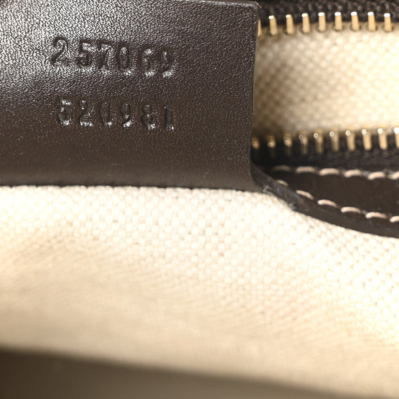 Gucci Small Lovely Heart Tote Dark Brown