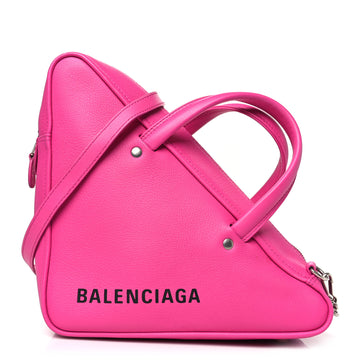 Balenciaga Shiny Day Calfskin S Triangle