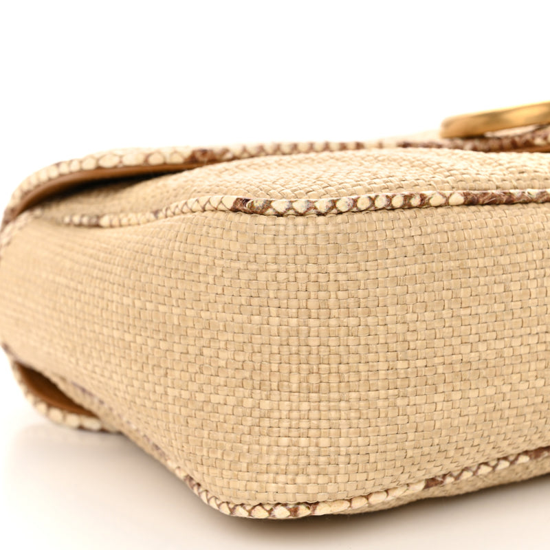 Gucci Raffia Elaphe Matelasse Small Gg