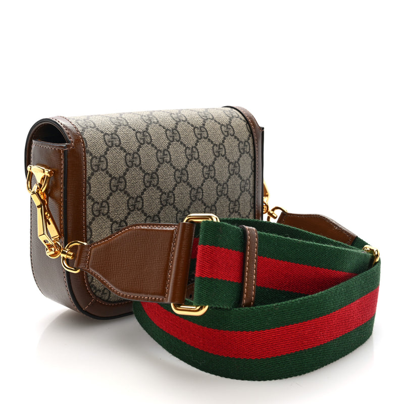 Gucci Gg Supreme Web Mini Horsebit