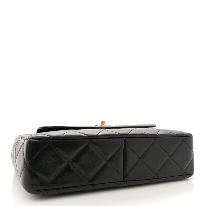 Chanel Lambskin Quilted Clutch Large