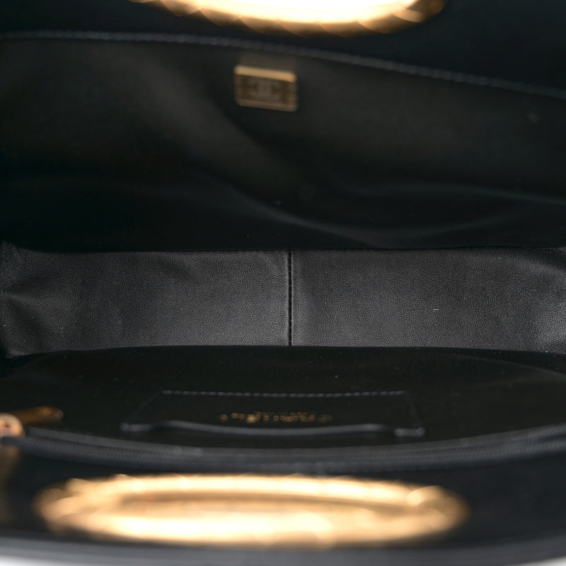 Chanel Lambskin Quilted Clutch Large