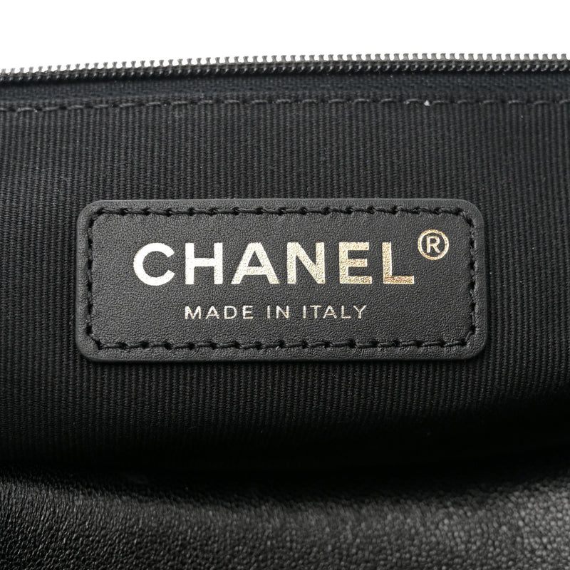 Chanel Suede Shiny Lambskin Quilted