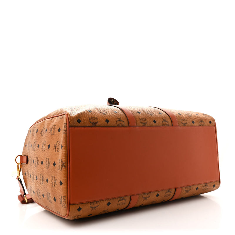 Mcm Visetos Large Traveler Weekender Bag