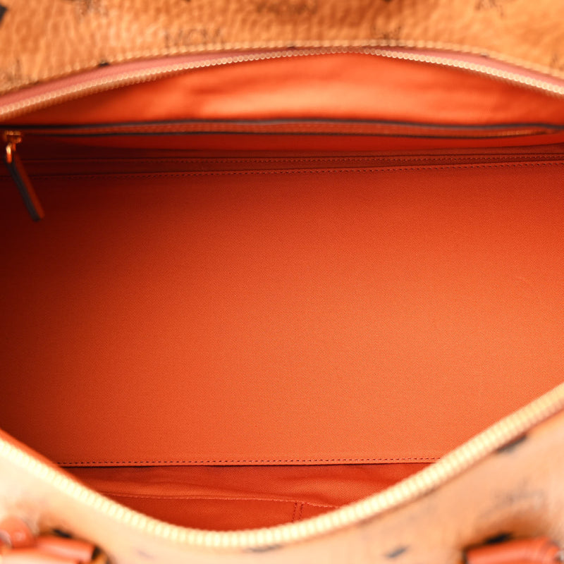 Mcm Visetos Large Traveler Weekender Bag