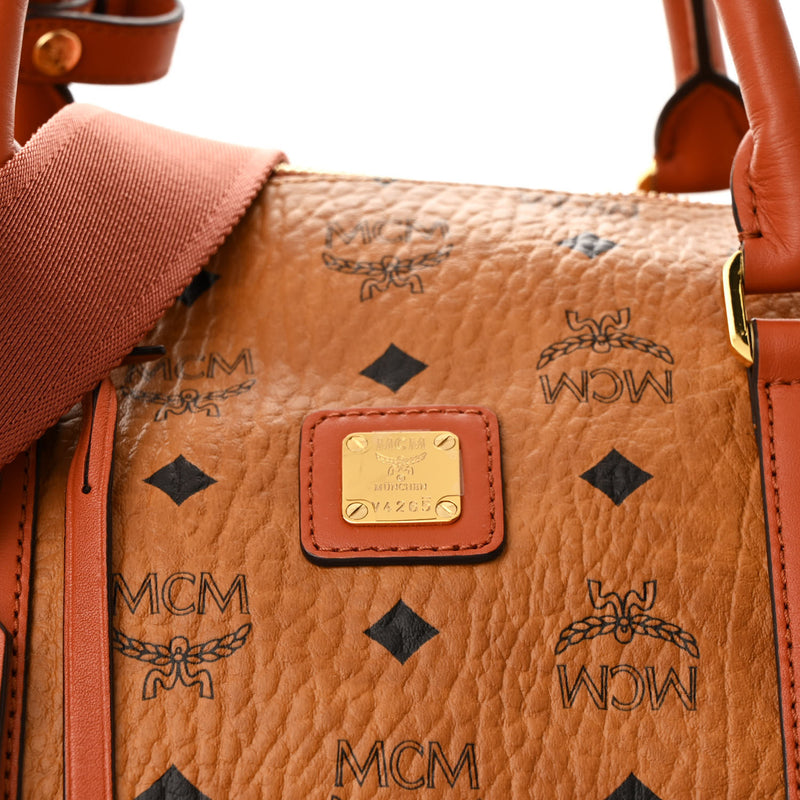 Mcm Visetos Large Traveler Weekender Bag