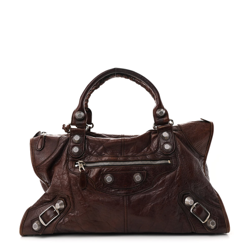 Balenciaga Agneau Giant 21 Silver