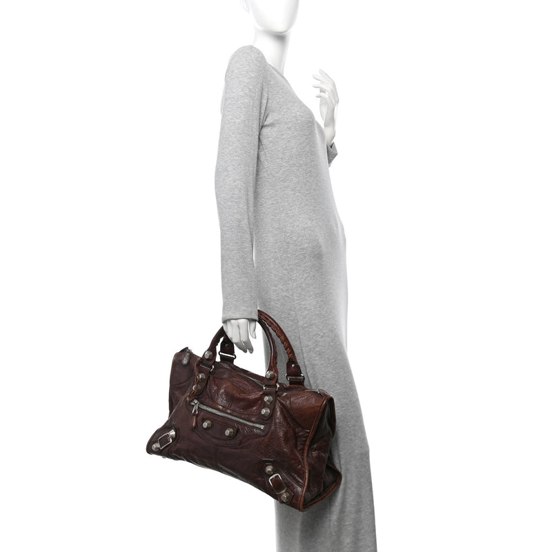 Balenciaga Agneau Giant 21 Silver