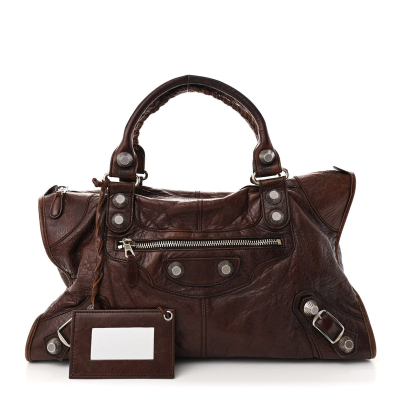 Balenciaga Agneau Giant 21 Silver