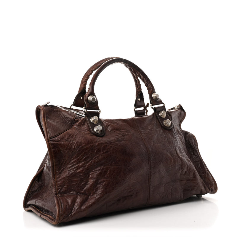 Balenciaga Agneau Giant 21 Silver