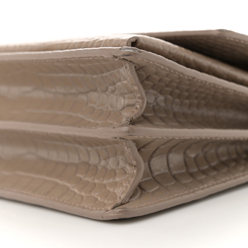 Saint Laurent Calfskin Crocodile
