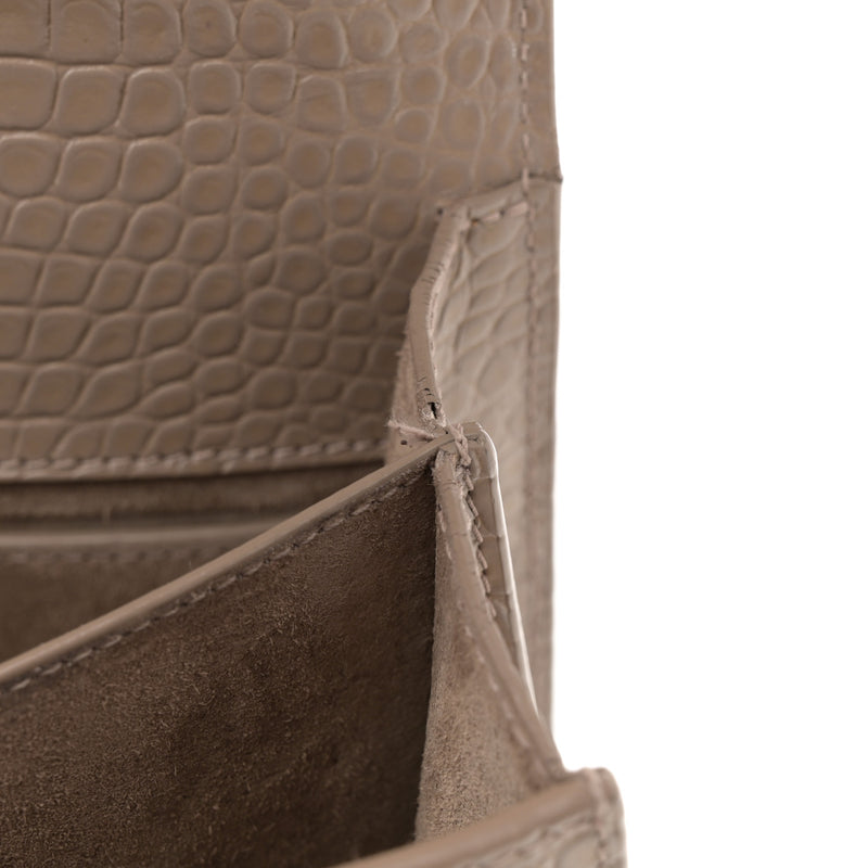 Saint Laurent Calfskin Crocodile