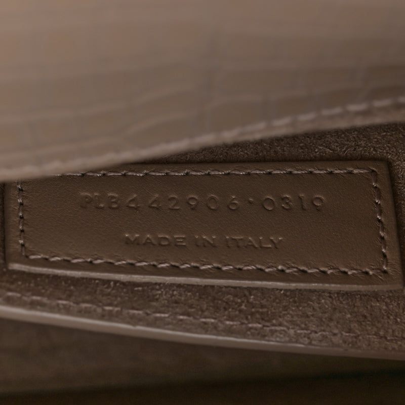 Saint Laurent Calfskin Crocodile