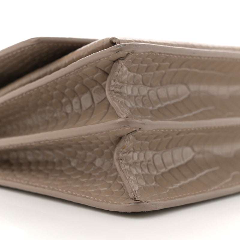 Saint Laurent Calfskin Crocodile