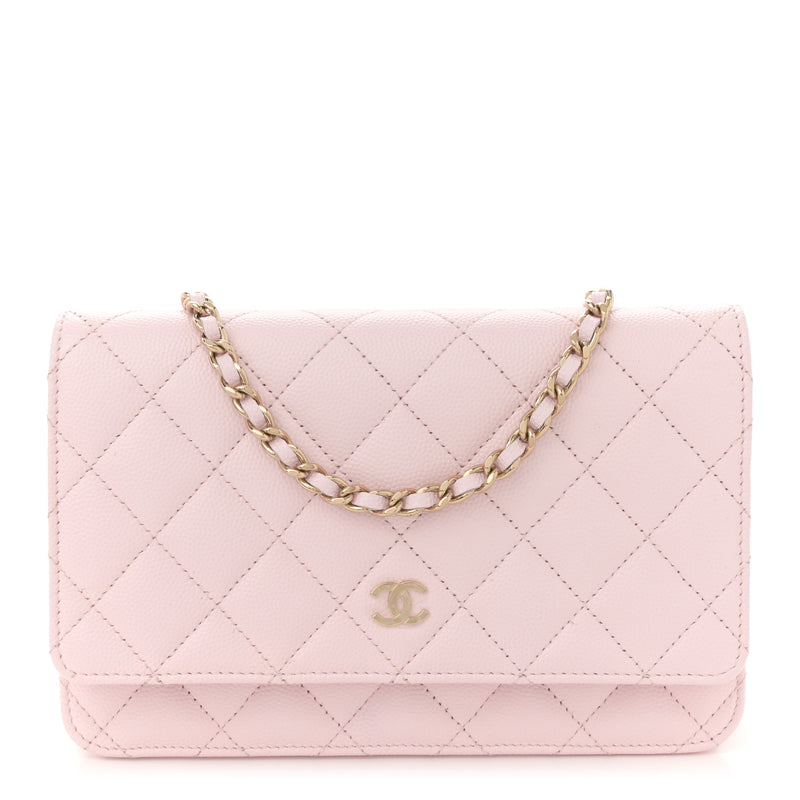 Chanel Caviar Quilted Wallet On Chain
