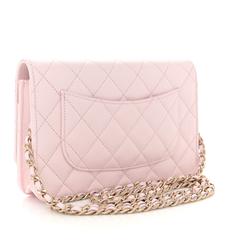 Chanel Caviar Quilted Wallet On Chain