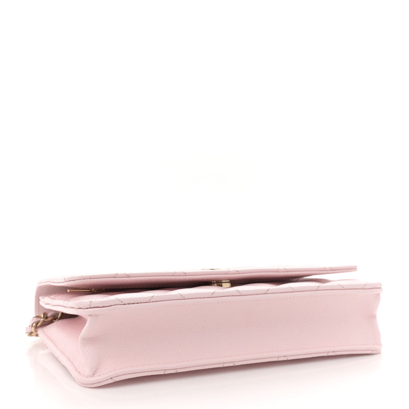 Chanel Caviar Quilted Wallet On Chain