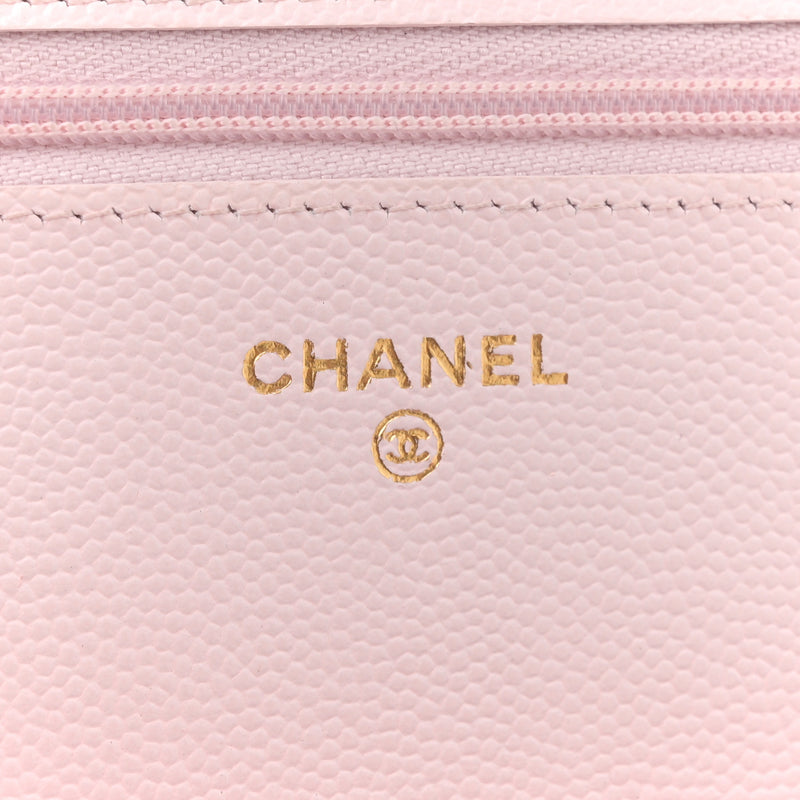 Chanel Caviar Quilted Wallet On Chain