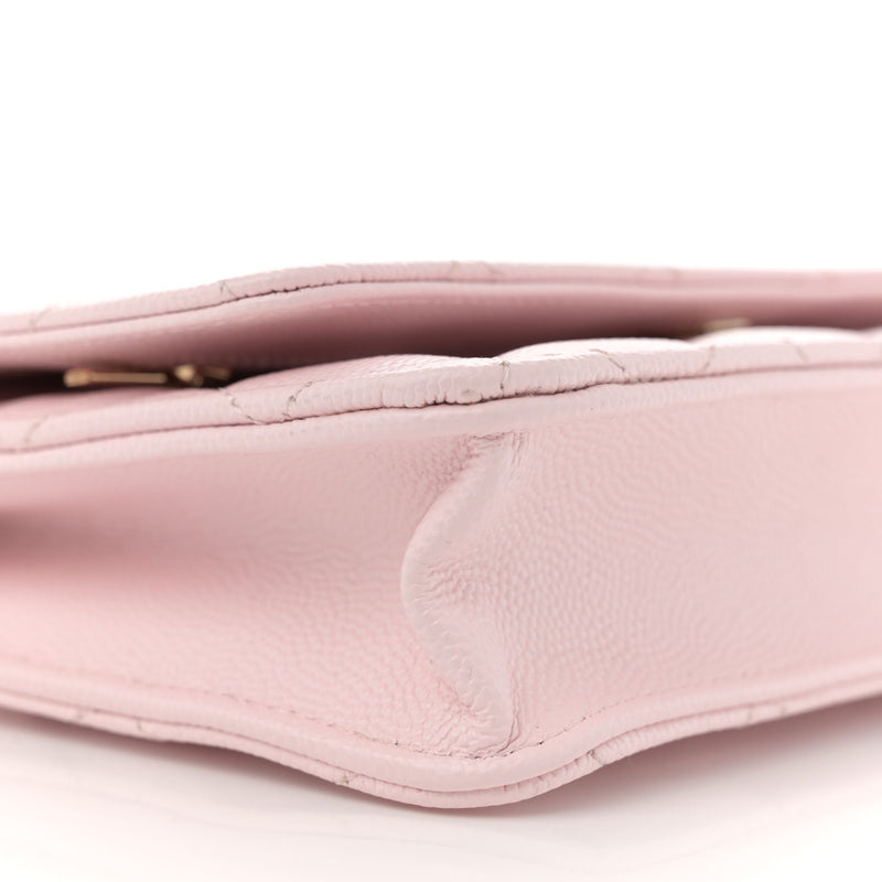 Chanel Caviar Quilted Wallet On Chain