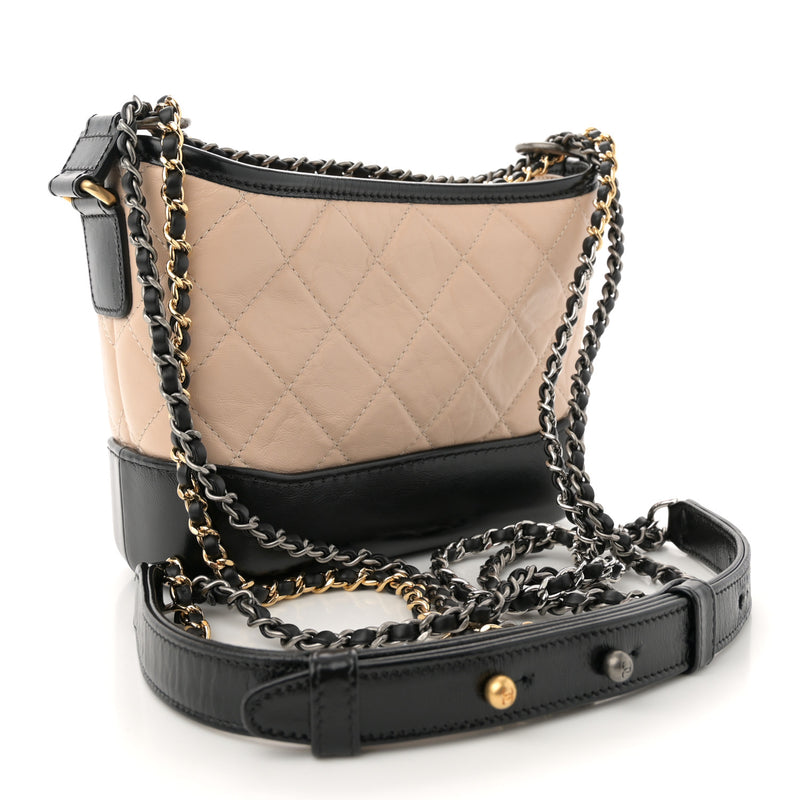 Chanel Aged Calfskin Quilted Small