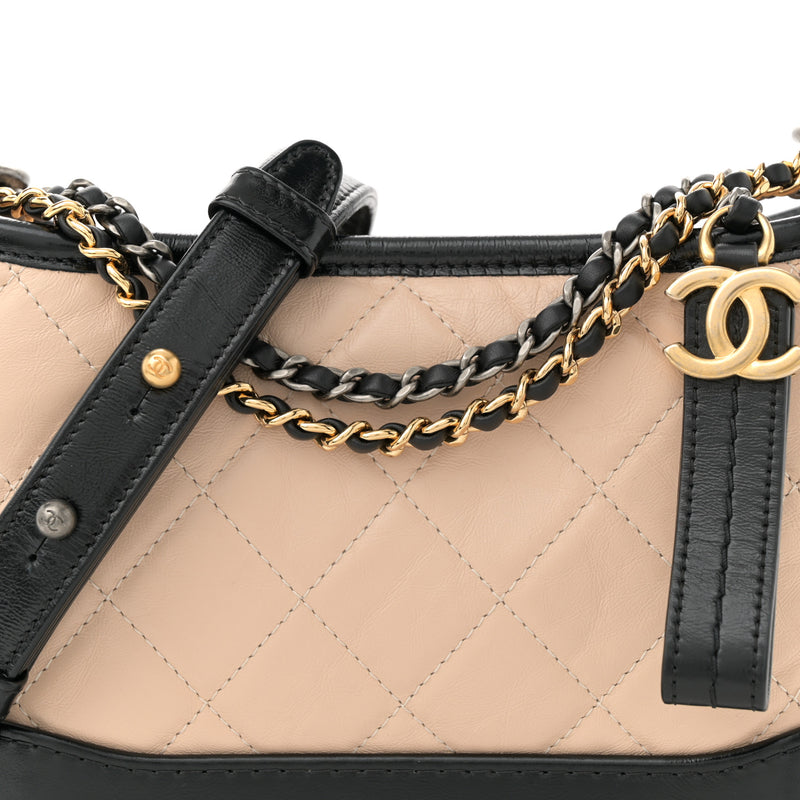 Chanel Aged Calfskin Quilted Small