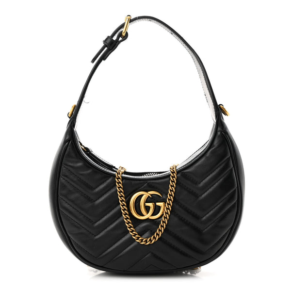 Gucci Calfskin Matelasse Chevron Mini Gg