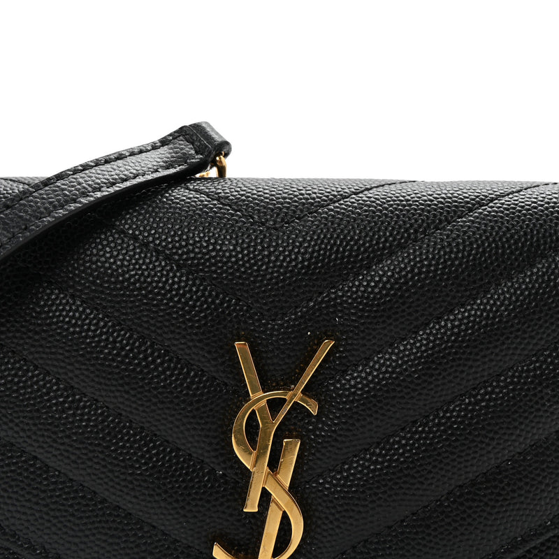 Saint Laurent Grain De Poudre Matelasse