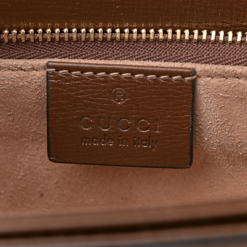 Gucci Gg Supreme Horsebit Shoulder Bag