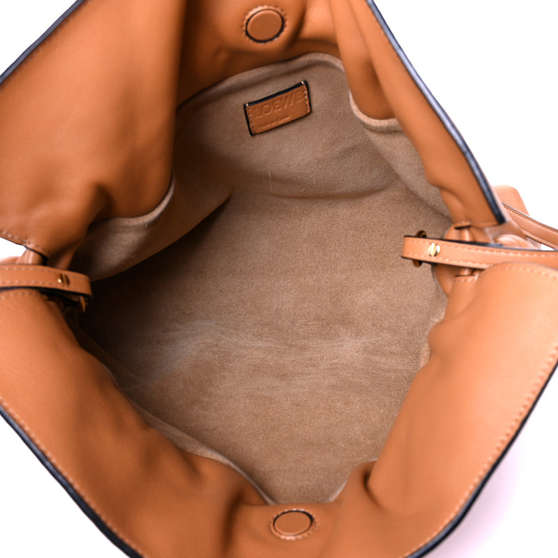 Loewe Calfskin Flamenco Knot Clutch Warm
