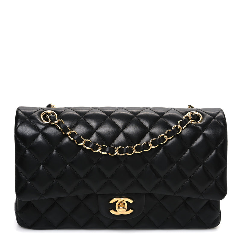 Chanel Lambskin Quilted Medium Double