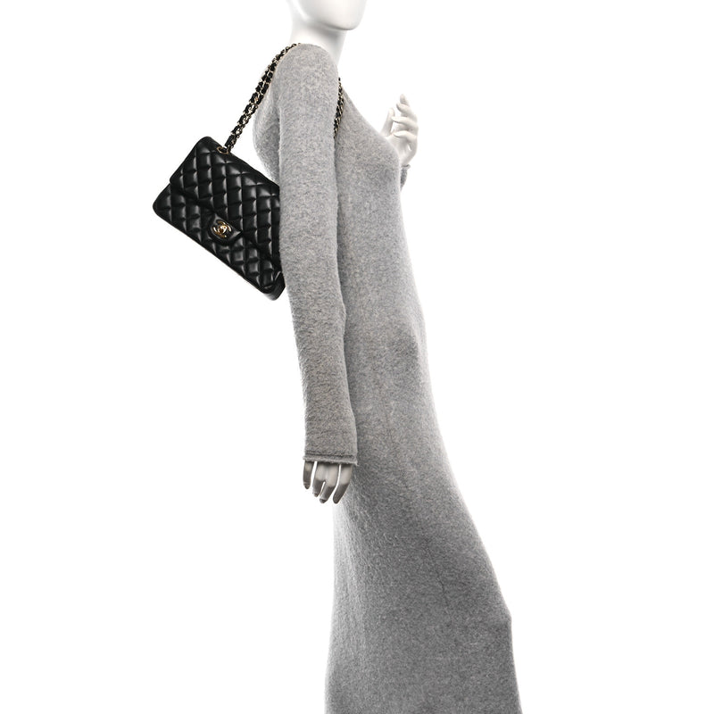 Chanel Lambskin Quilted Medium Double