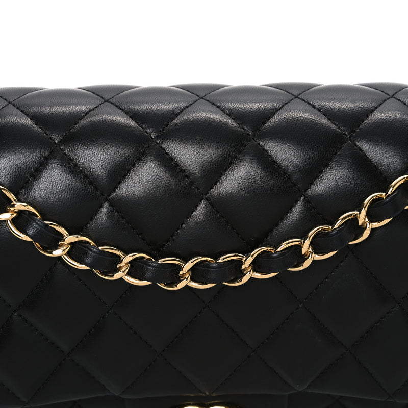 Chanel Lambskin Quilted Medium Double