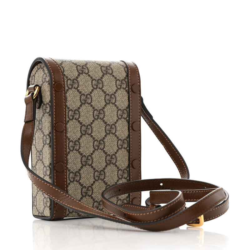 Gucci Gg Supreme Mini Horsebit Crossbody