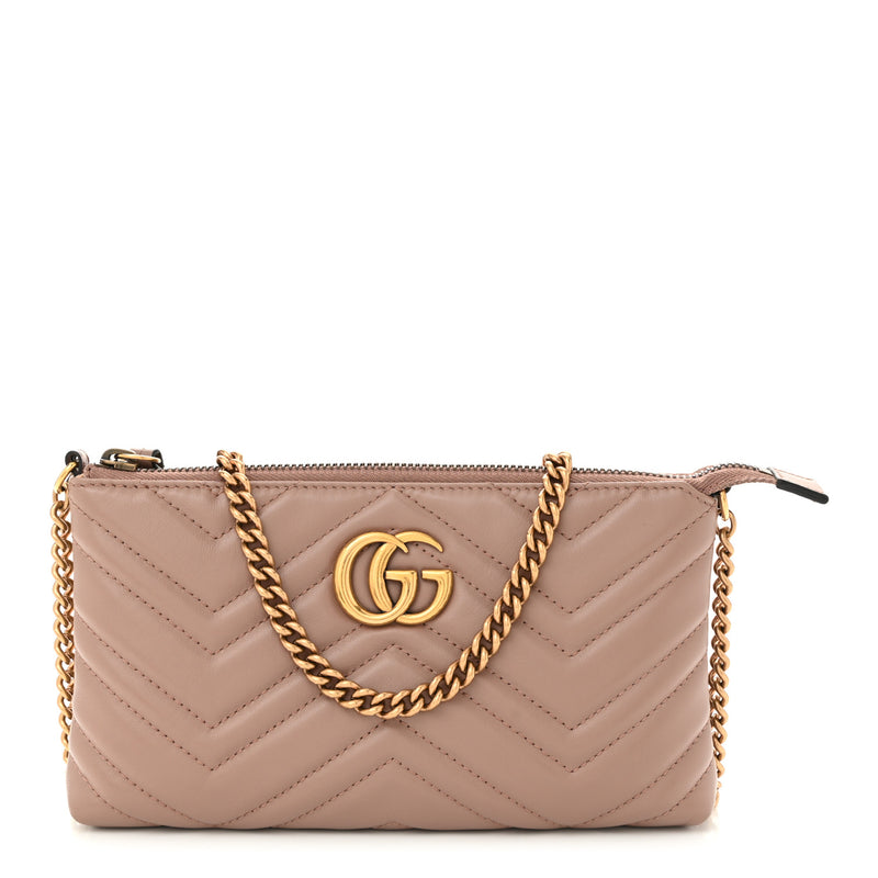 Gucci Calfskin Matelasse Mini Gg Marmont