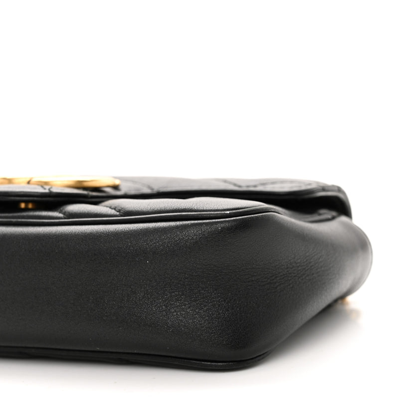 Gucci Calfskin Matelasse Super Mini Gg