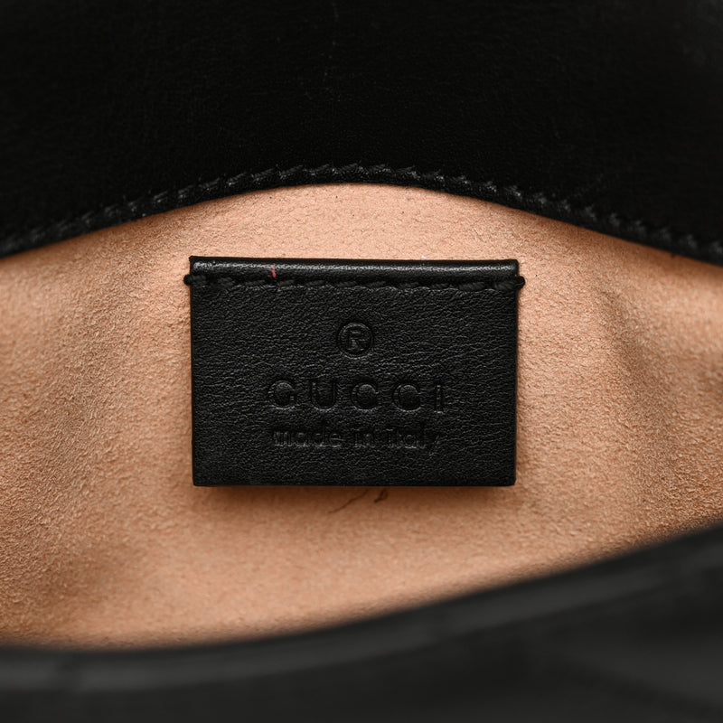 Gucci Calfskin Matelasse Super Mini Gg
