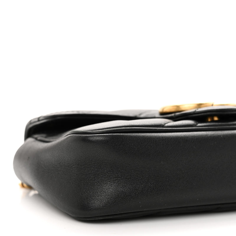 Gucci Calfskin Matelasse Super Mini Gg