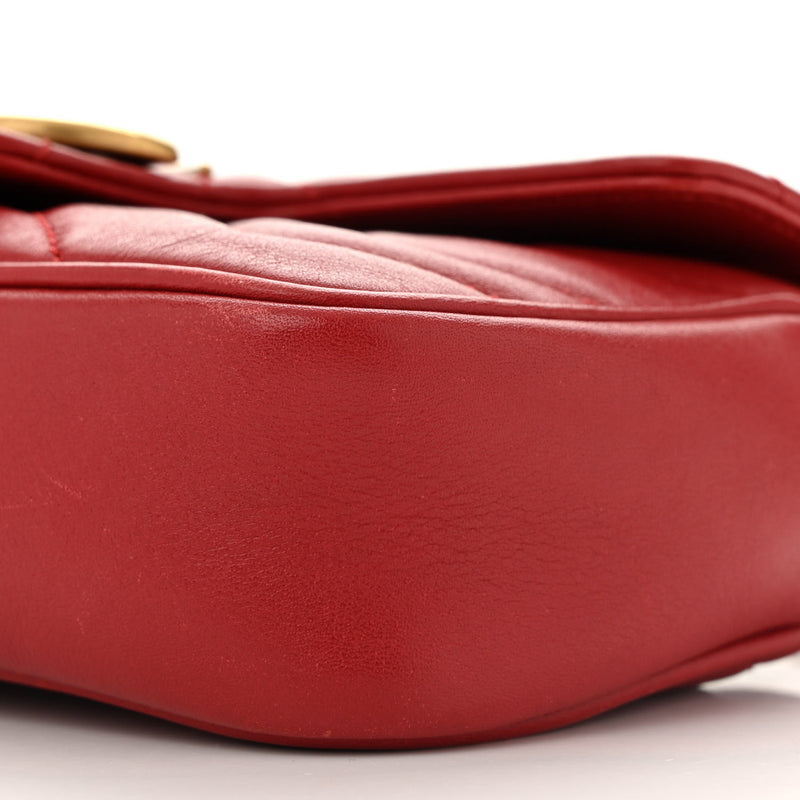 Gucci Calfskin Matelasse Super Mini Gg