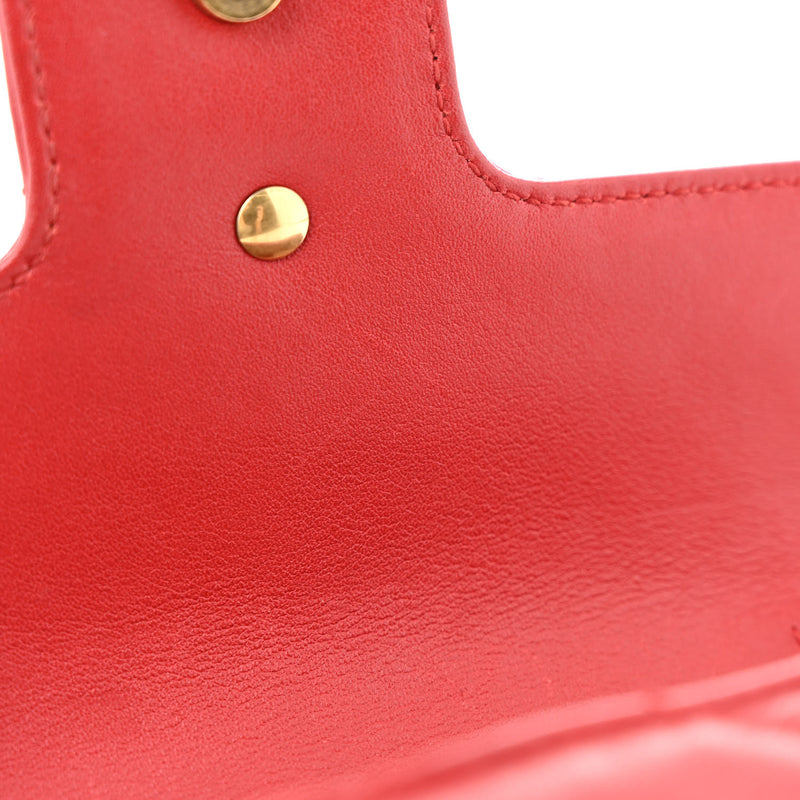 Gucci Calfskin Matelasse Super Mini Gg