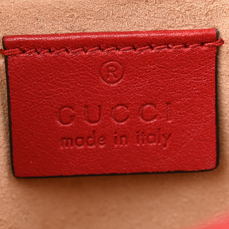 Gucci Calfskin Matelasse Super Mini Gg