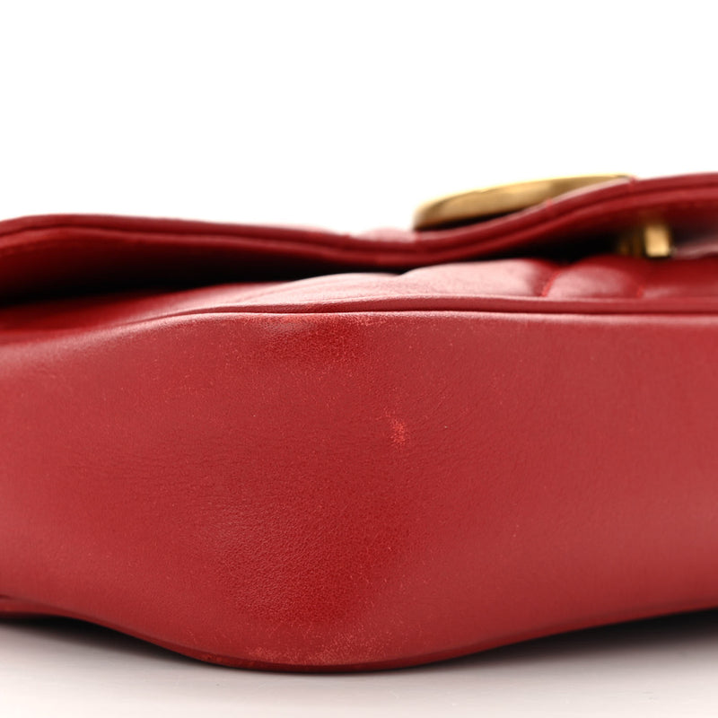 Gucci Calfskin Matelasse Super Mini Gg