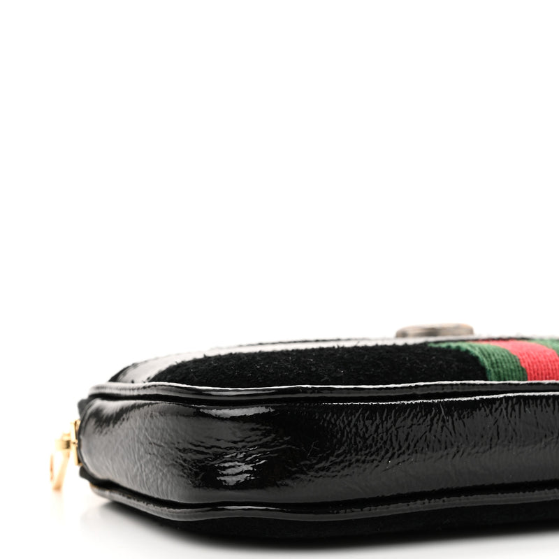 Gucci Suede Patent Ophidia Belted Iphone