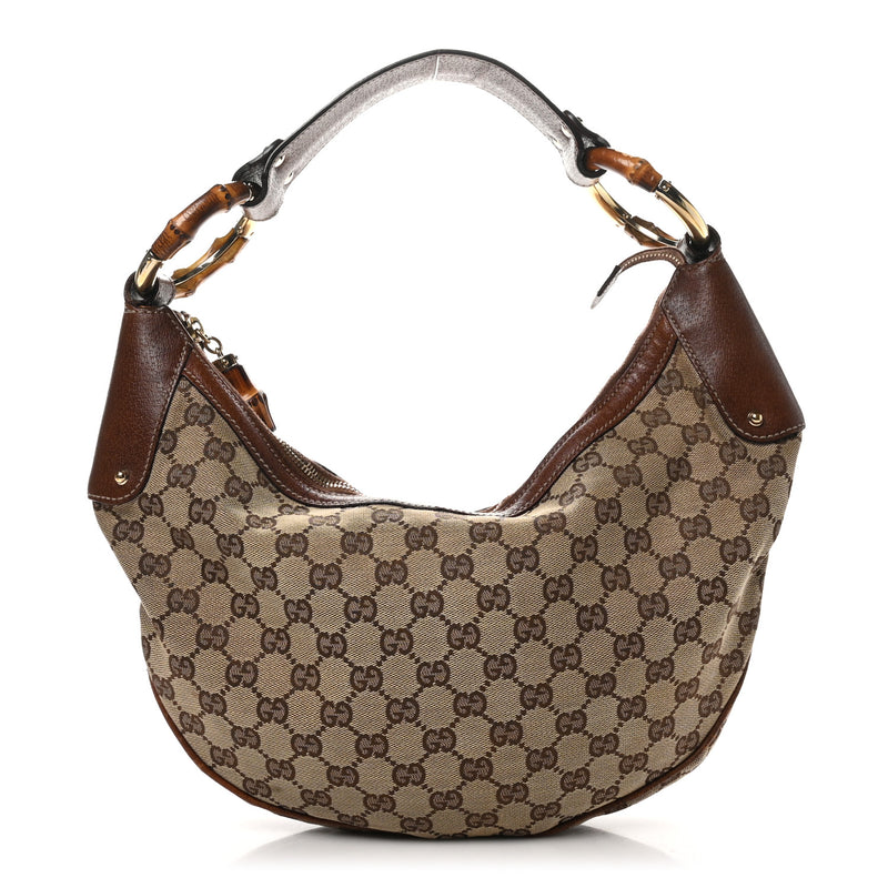 Gucci Bamboo Ring Hobo Brown