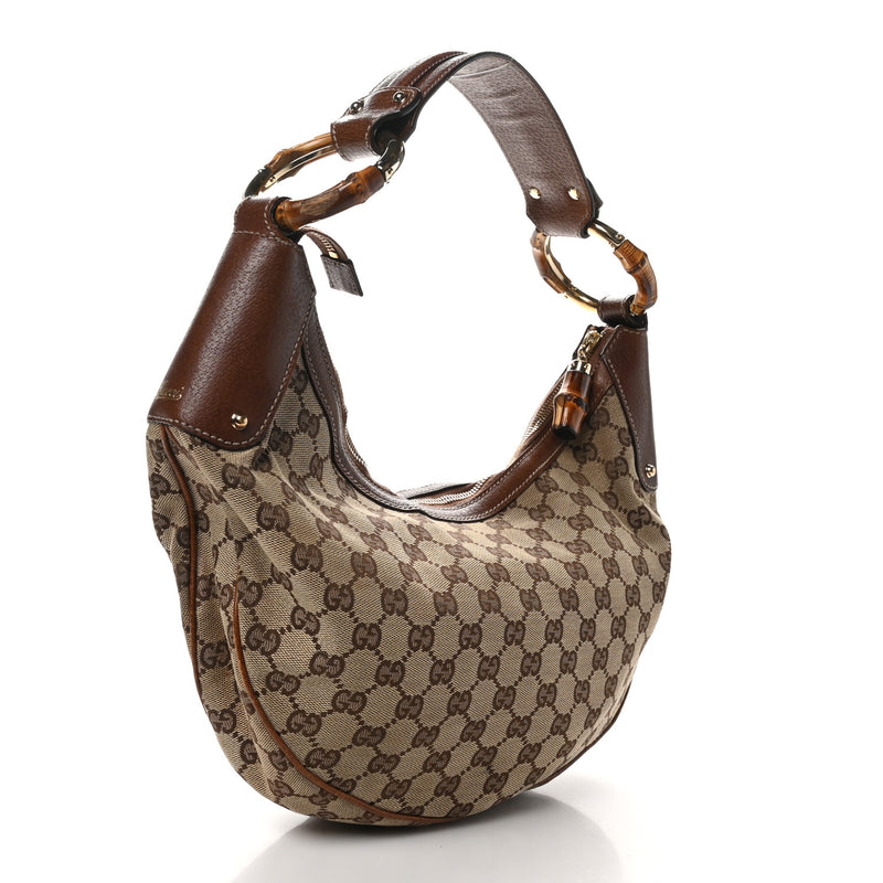 Gucci Bamboo Ring Hobo Brown
