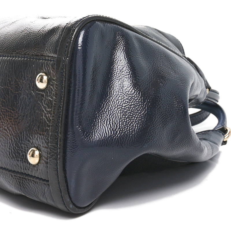 Gucci Patent Small Soho Shoulder Bag