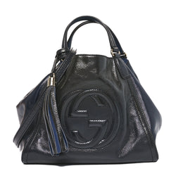 Gucci Patent Small Soho Shoulder Bag