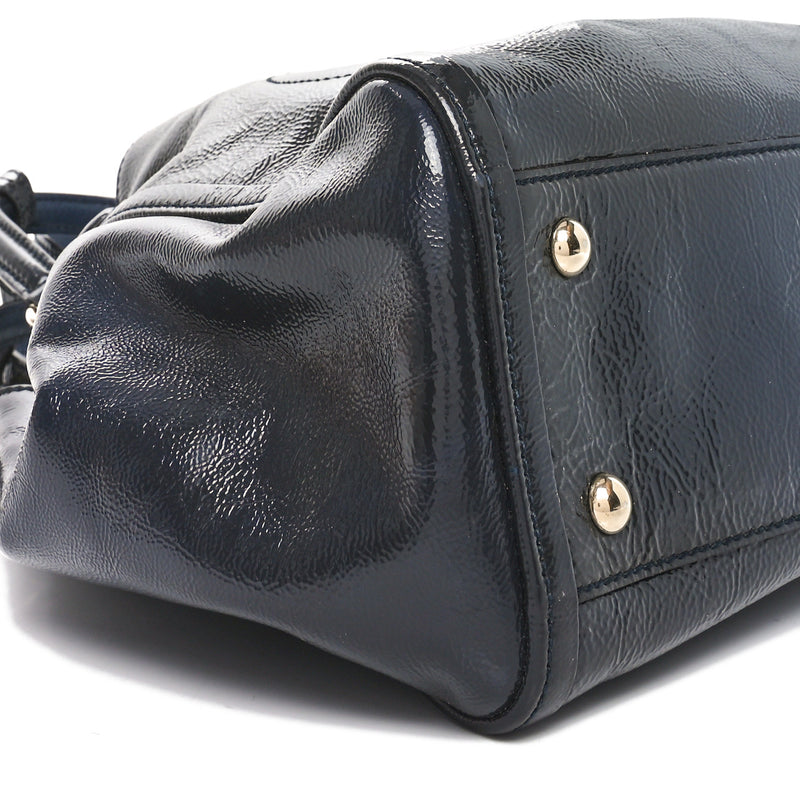 Gucci Patent Small Soho Shoulder Bag