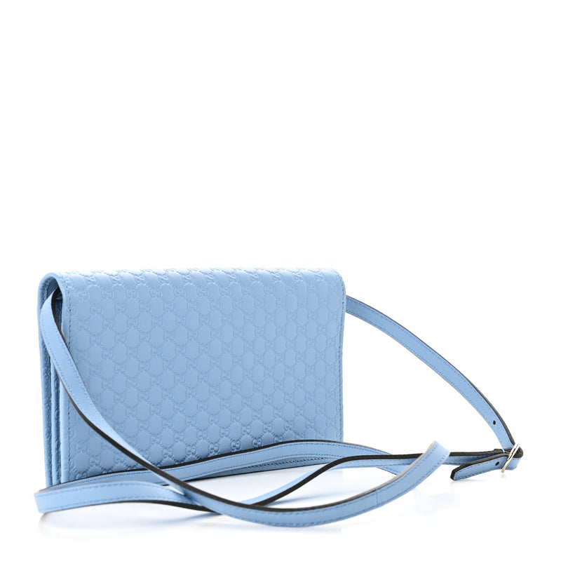 Gucci Microguccissima Crossbody Wallet