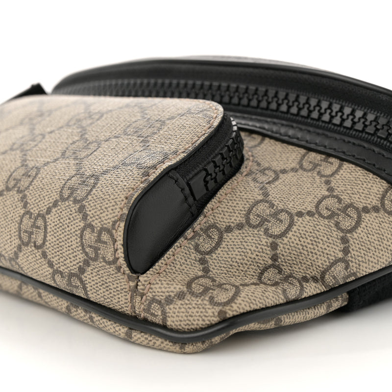 Gucci Gg Supreme Belt Bag Black