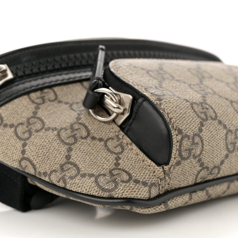 Gucci Gg Supreme Belt Bag Black